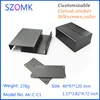 1 piece, 40*97*120mm szomk new aluminum boxes for pcb enclosure extruded aluminum radiator box aluminum amplifier case ► Photo 2/6