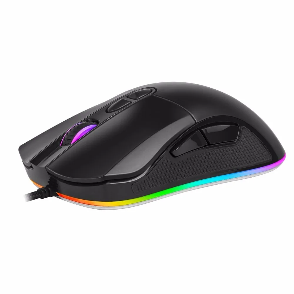 

Delux M626 PMW3325 Wired Mouse One-piece Optical Positioning Gaming Mouse With Special Mesh Pattern And RGB LED Light get coupon