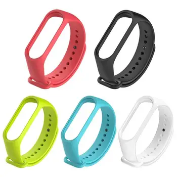 

Silicone Wrist Strap For for Mi Band 4 Wristband Ring For Mi Band 3 Case Cover Accessories For Smart Wristband Bracelet Case