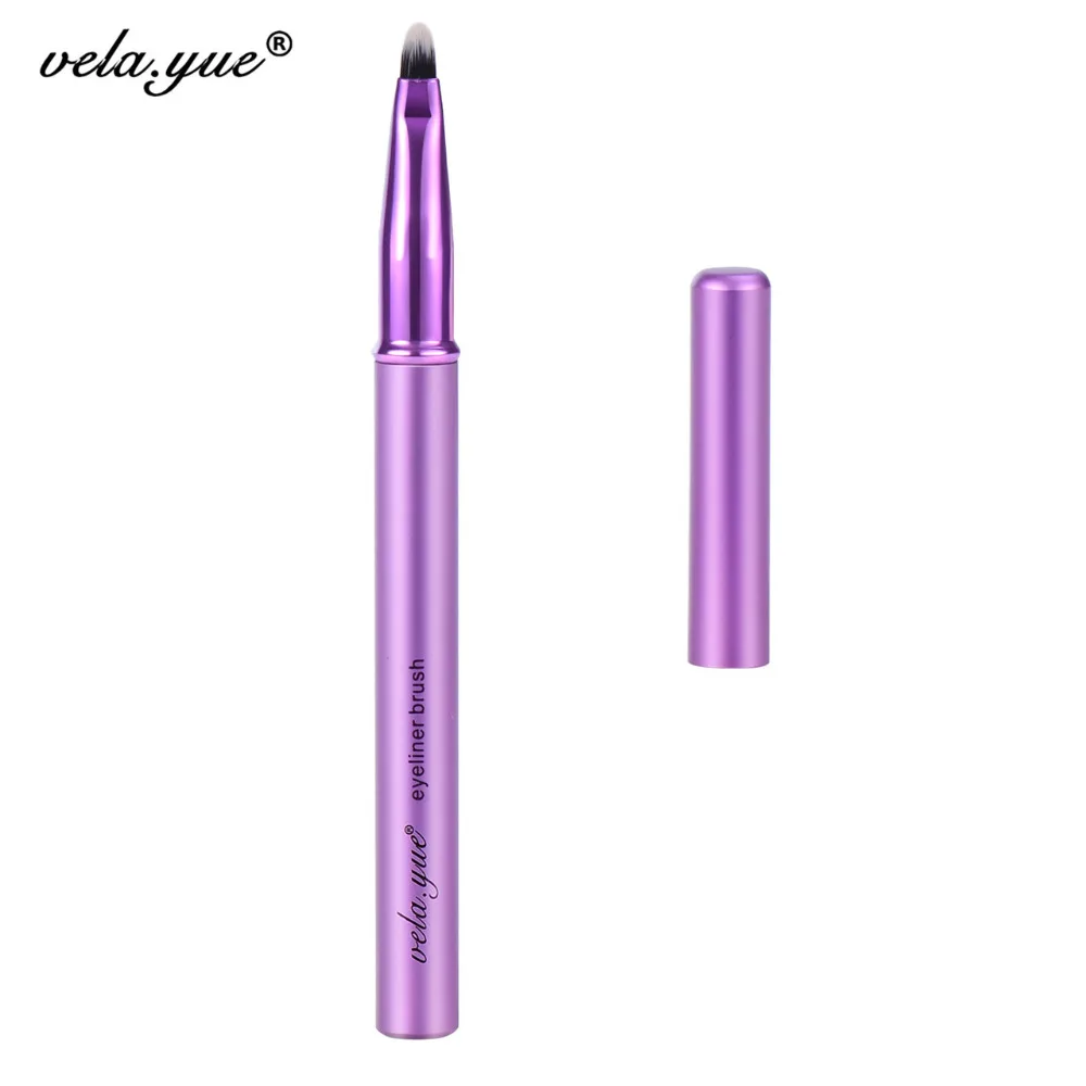 

vela.yue Eyeliner Brush Synthetic Eyes Makeup Brush with Cap