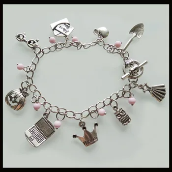 tv inspirational bracelet New Pretty little liars fandom charm bracelet diary PLL Rosewood got a secret clasp BF180