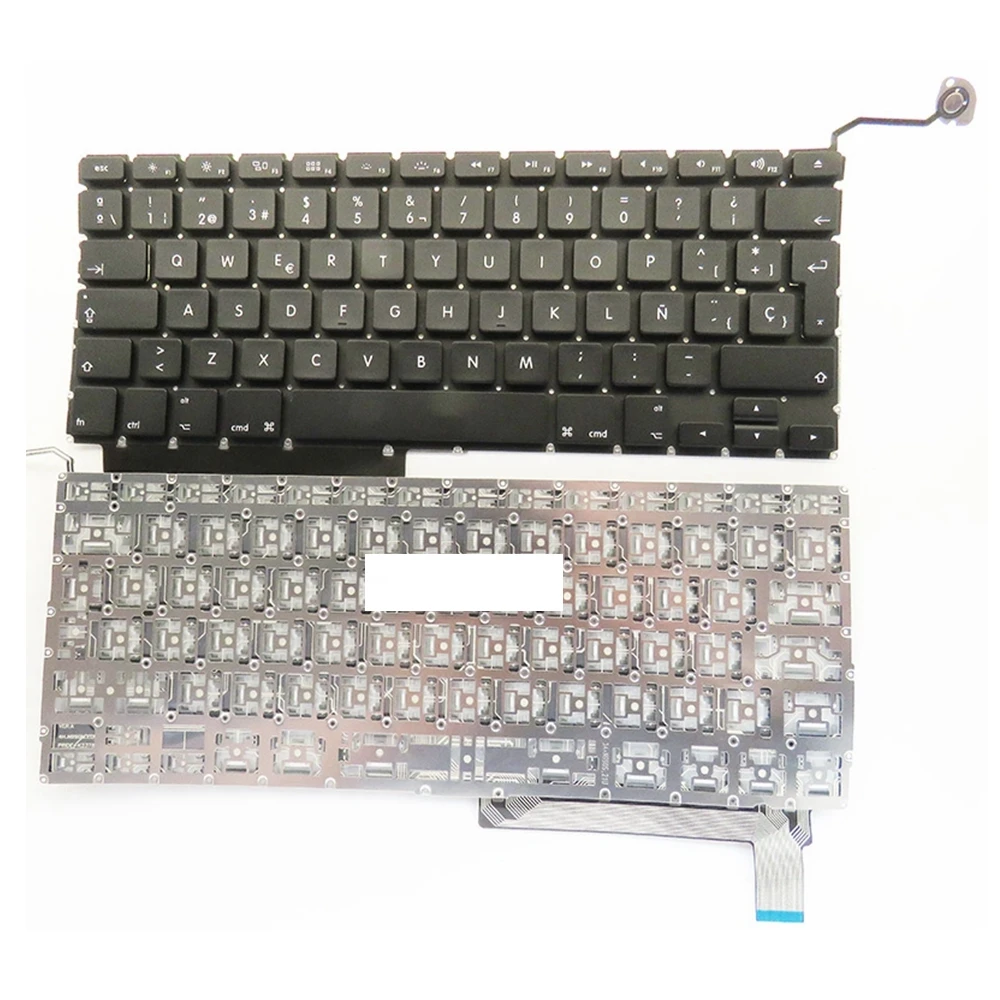 

SP Черная новая испанская клавиатура для ноутбука APPLE MD103 MD104 MD318 MD332 MC118 MC723 MB471