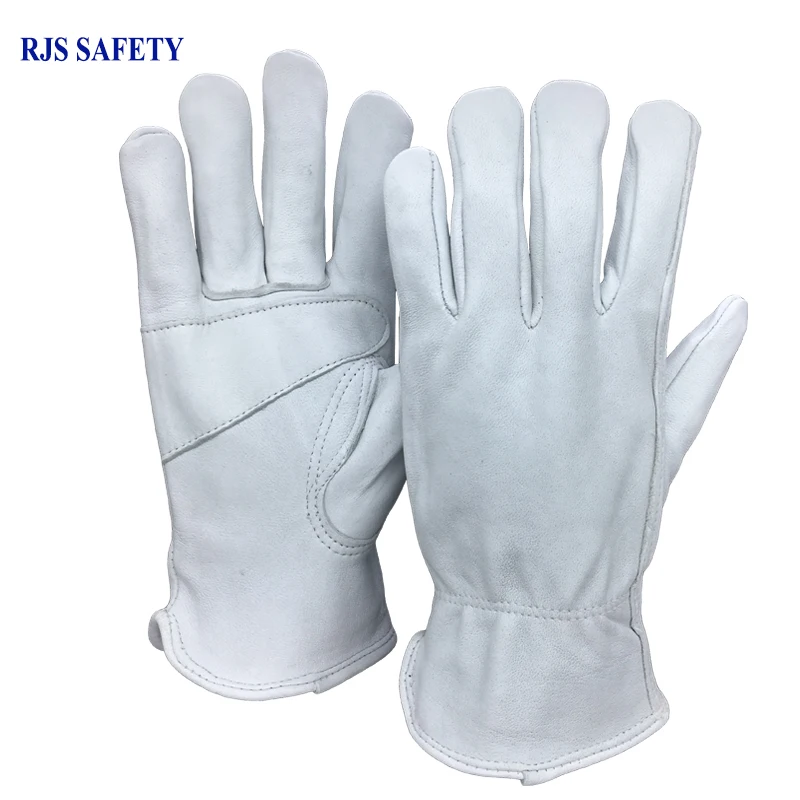 Safety Work Gloves sheepskin Leather Men Working Gloves Safety Protective Sports Driver MOTO Wear-resisting Welding Gloves 4030 tmzhistar new men work gloves welding working gloves cowhide leather safety protective garden moto wear resisting gloves