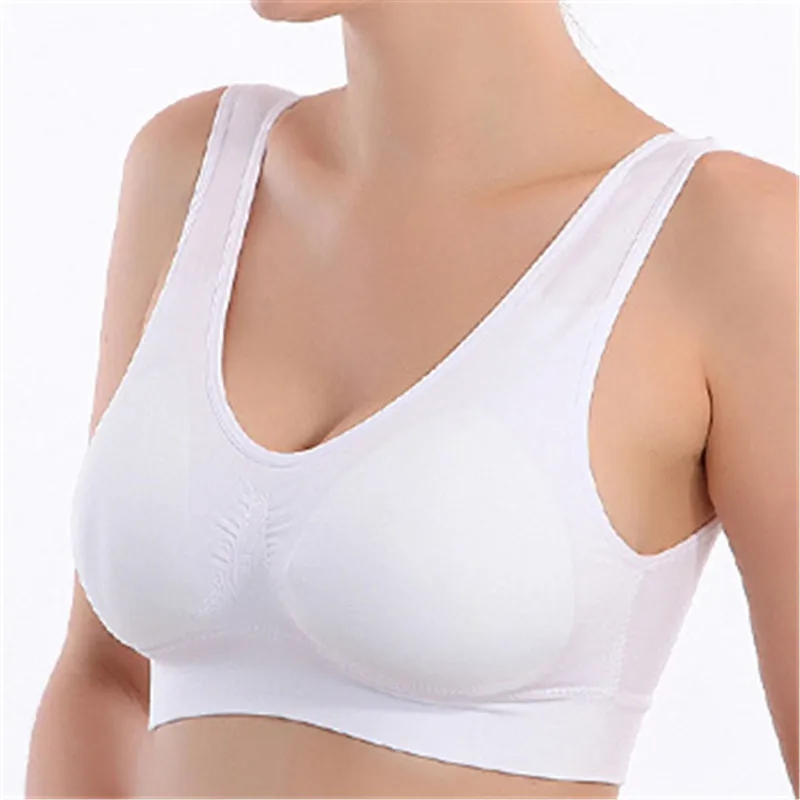 

Plus Size S-XXXL Sleep Bra Compression Underwear Sports Bra Fitness Seamless Push Up Sports Bra Women Sport Top