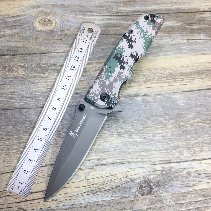 Newest Browning DA80 440C tactical Survival Knives Camping Tools