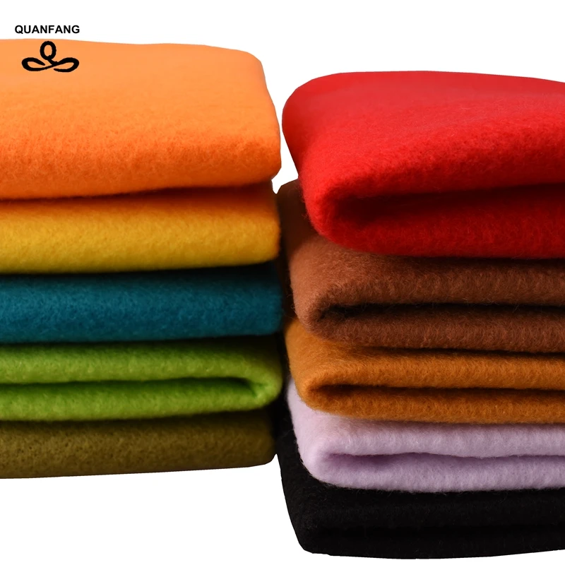 

10pcs/lot 2mm Thickness Non Woven Felt Fabric Polyester Soft Felt Of Home Decoration Pattern Bundle For Sewing Dolls Crafts