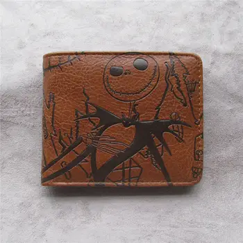 

The Nightmare Before Christmas Wallet Women &Men's Cartoon Wallet Short Skull Jack Wallet ID Card Holder Student Coin Purse