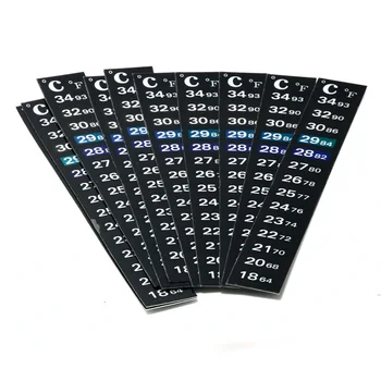 

10pcs Digital Aquarium Tank Fish Thermometer Temperature Sticker Dual Scale W215