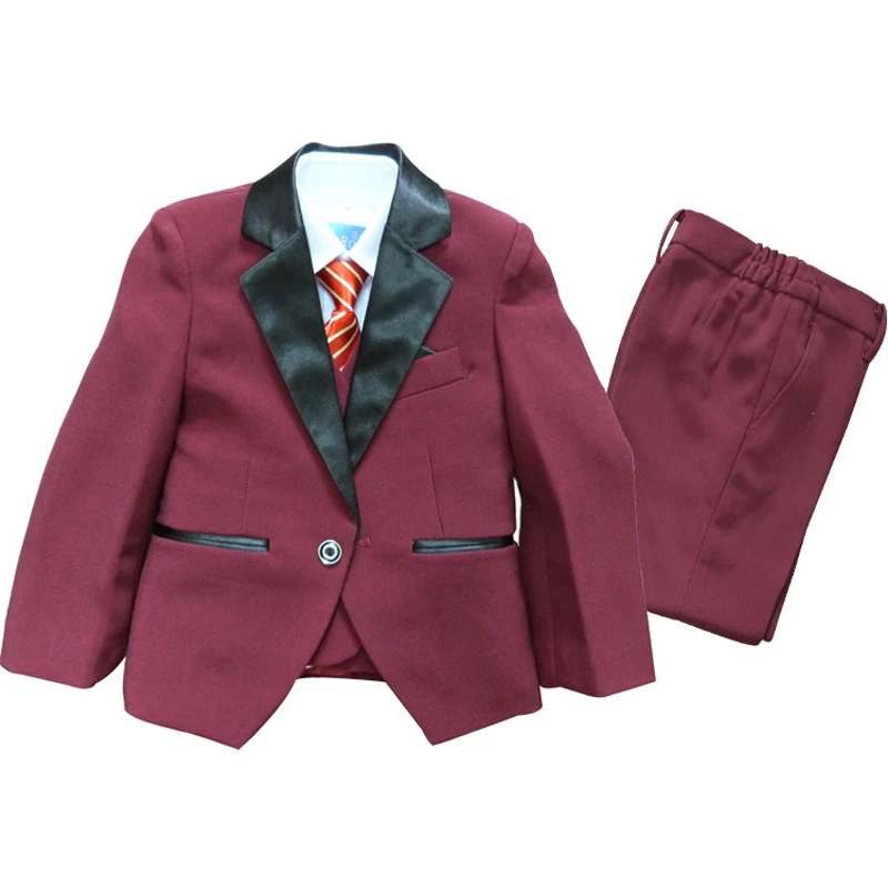 Buy Boys Burgundy Suits 3PCS Formal suit for Weddings