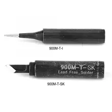 Паяльный наконечник Weller 10 шт. 900M-T-I/SK черный паяльник наконечники без свинца для 936 паяльная станция наконечник медь