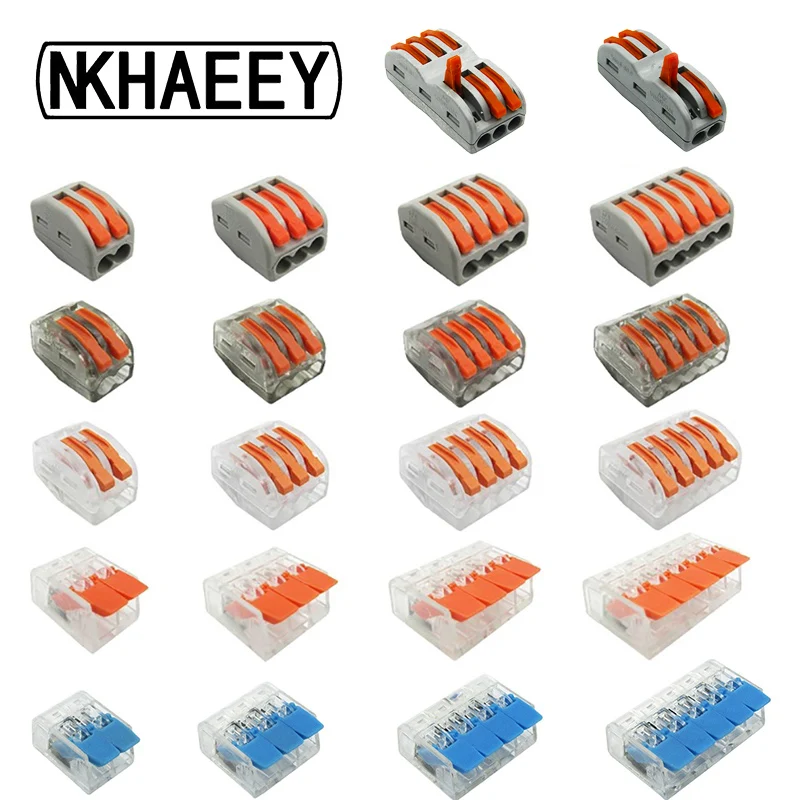 Buy Wago Type 10PCS Electrical Wiring Terminals Cage