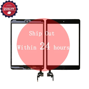 

10 pcs/lot New for iPad mini 1/2 mini 3 Touch Screen Digitizer Assembly with Home Button & Home Flex Cable+ IC Connector