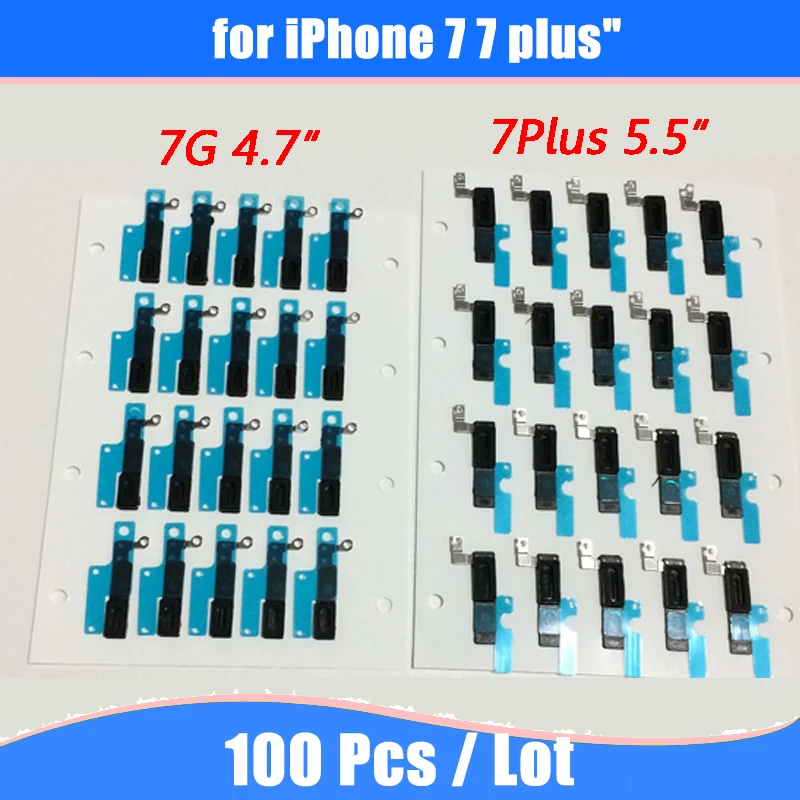 Для iPhone 7 7Plus 100 шт./лот наушники вкладыши самоклеящиеся противопылевые сетки для