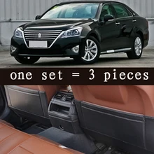 Обувь без каблука; кожаная обувь для вождения для укладки волос аксессуары для авто сиденья Черная защитная крышка для toyota crown s200 2009 2010 2011 2012