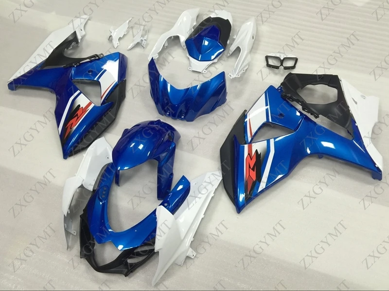 Кузов GSXR1000 2009 - 2015 K9 сине-белые тела Наборы для Suzuki 13 14 Abs обтекатель 11 12 лет |