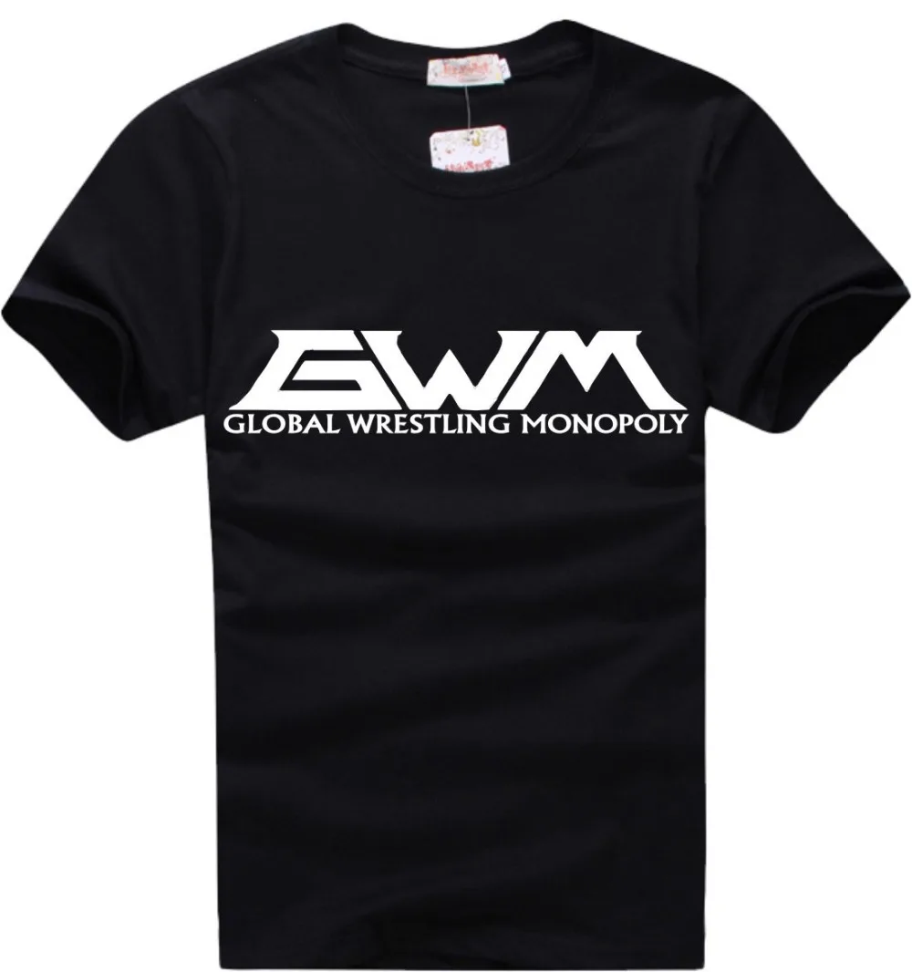 النمر w المصارعة العالمية الاحتكار t-shirt الأزياء الرسوم المتحركة الهزلي تأثيري