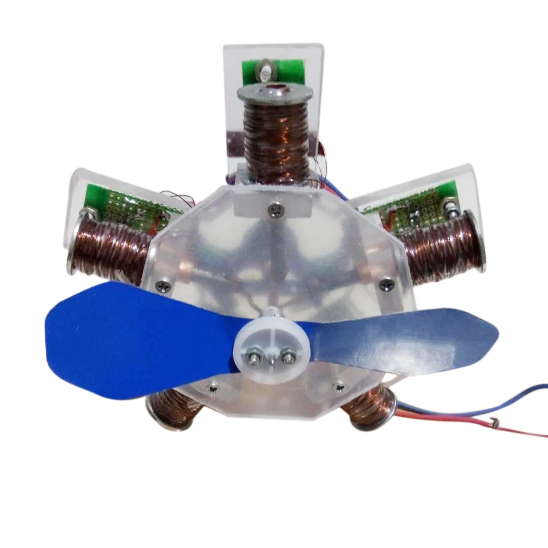 

Star Shape Aircraft Head Engine Model Electromagnet Engine Toy School Demonstration Early Learning Education Toys For Kids