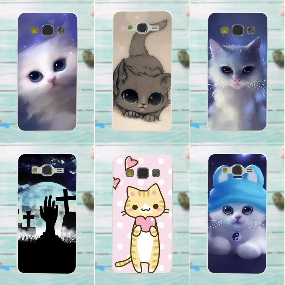 Модный Kawaii Cat Мягкий чехол с рисунком для Xiaomi Redmi 5 4 4A 3 3S Pro Mi4 Mi4i Mi4C Mi5 Mi5S Mi Max Note 2 Plus |
