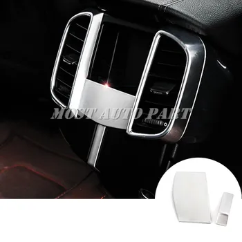

Inner Console Rear Air Vent Outlet Cover Trim For Porsche Cayenne 2011-2017 Silver/Blue