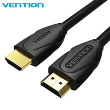 Vention HDMI Cable 1m 2m 3m 5m 1.4V 1080P Gold Plated HDMI Adapter Cable 3D With Ethernet For PS4 DVD Apple TV Laptop Projector