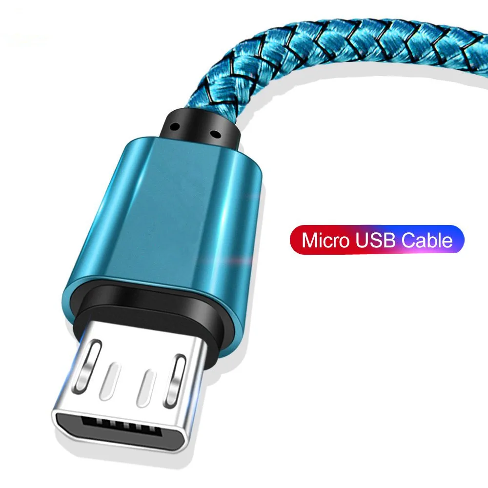 

Short Micro USB Charging Cable For Samsung Galaxy A3 A5 A7 2016 J3 J5 J7 Pro S6 S7 Edge 2M Long Kabel Mobile Phone Charger Cord