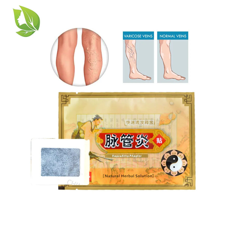 10pcs Spider Veins Varicose Treatment Plaster Medicine Varicose Veins