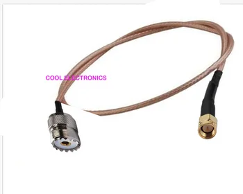

20pcs UHF SO239 Female Jack to RP SMA RP-SMA Female / SMA Male Pigtail Connector Adapter cable RG316 15cm