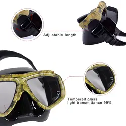 Новые камуфляжные трубка для ныряния маска близорукие линзы маска для подводного плавания, трубка 19ing
