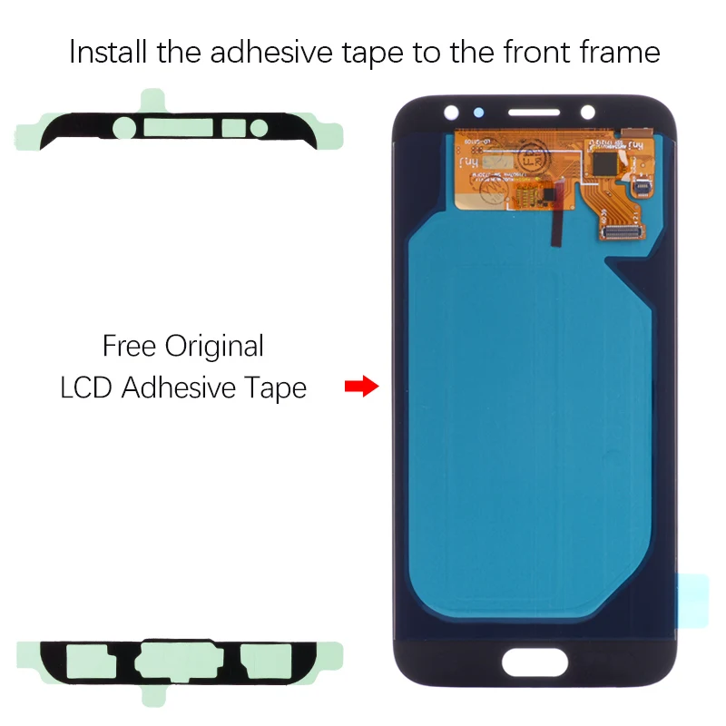 Цена OLED Дисплей для SAMSUNG Galaxy J7 Pro J730 J730F J730GM DS LCD в сборе с тачскрином Оригинал 5.5 золотой синий черный Розовое золото