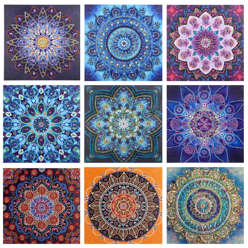 

Special Shaped DIY Diamond Painting 5D Crystal Drill Embroidery Icon Cross Stitch Kit New Arrivals Diamond Painting Mandala Gift