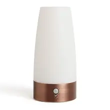European Wireless Motion Sensor Retro Portable Bedroom Night Light Battery Powered LED Table Lamp