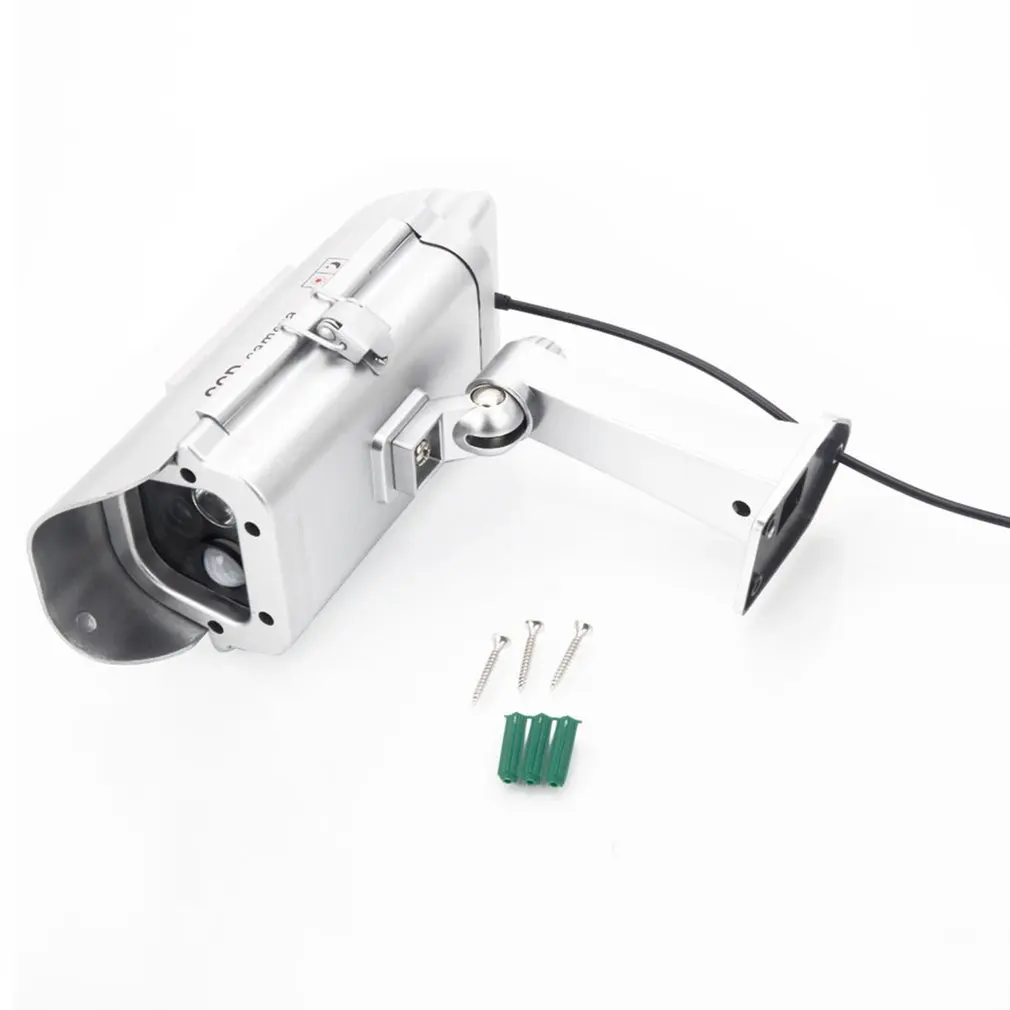 

Solar Powered Security Dummy Camera with Flashlight Human Sensor Fake Surveillance Simulation Camera A-41