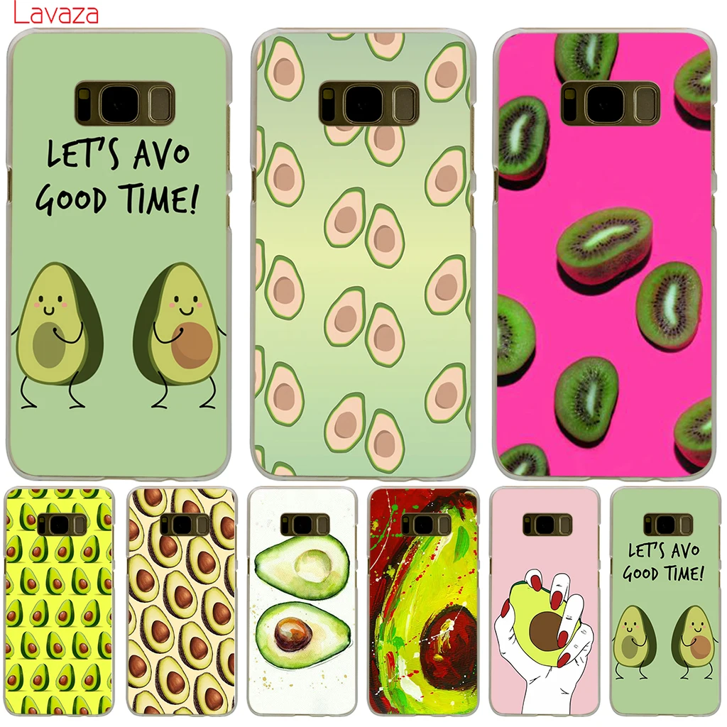 

Lavaza Cute Avocado Food Pattern Hard Phone Case for Samsung Galaxy S8 S9 S10 Plus S10e Cover S6 S7 Edge Cases