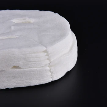 

Disposable Facial Mask Pure Cotton Paper Facemask Sheet DIY Cosmetic Face Skin Care Mask 100pcs