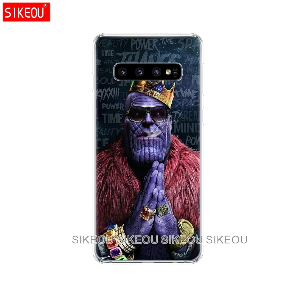 Чехол для samsung Galaxy S10 S9 S8 PLUS S7 S6 egde чехол Fundas coque бампер etui Marvel мстители супергерой Капитан Железный человек танос - Цвет: 10869