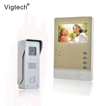 

Vigtech Home Wired Cheap 4.3' inch LCD Color Video Door Phone DoorBell Intercom System IR Night vision Camera FREE SHIPPING