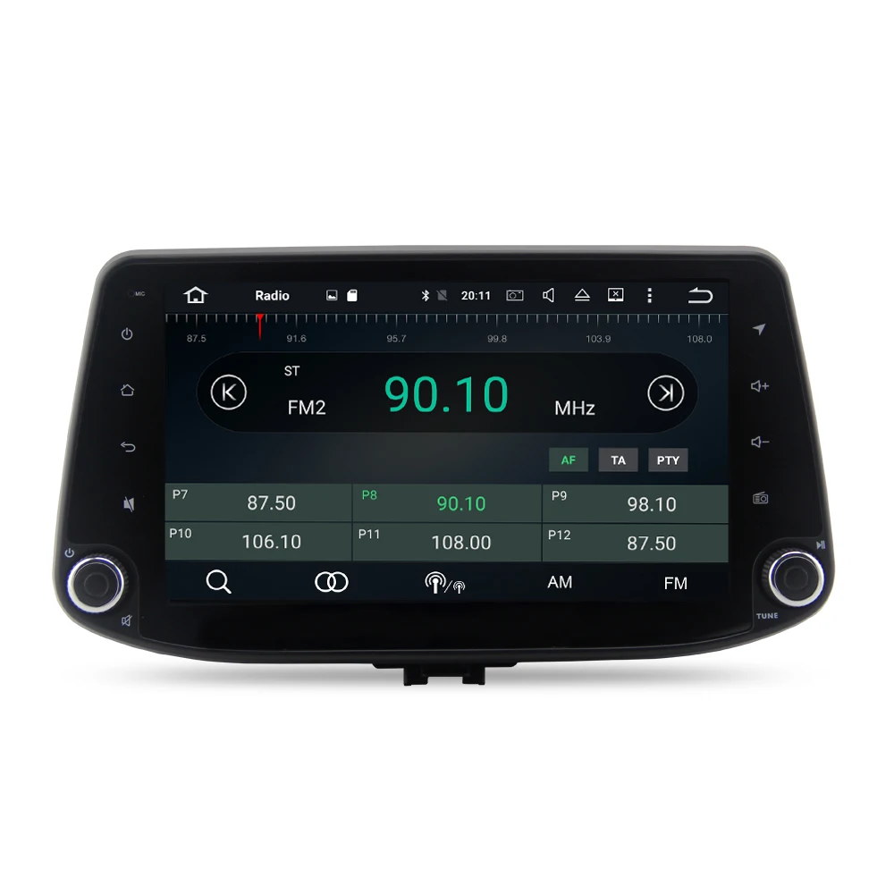 Best 4GB Android 9.0 Car Stereo DVD Player GPS Glonass Navigation For Hyundai i30 2016 2017 Video Multimedia Radio headunit 5