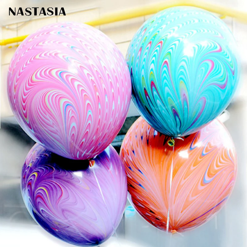 

NASTASIA 1 pcs big peacock agate latex balloon 18 Inch wedding favors and gifts fiestas infantiles decoration birthday kids