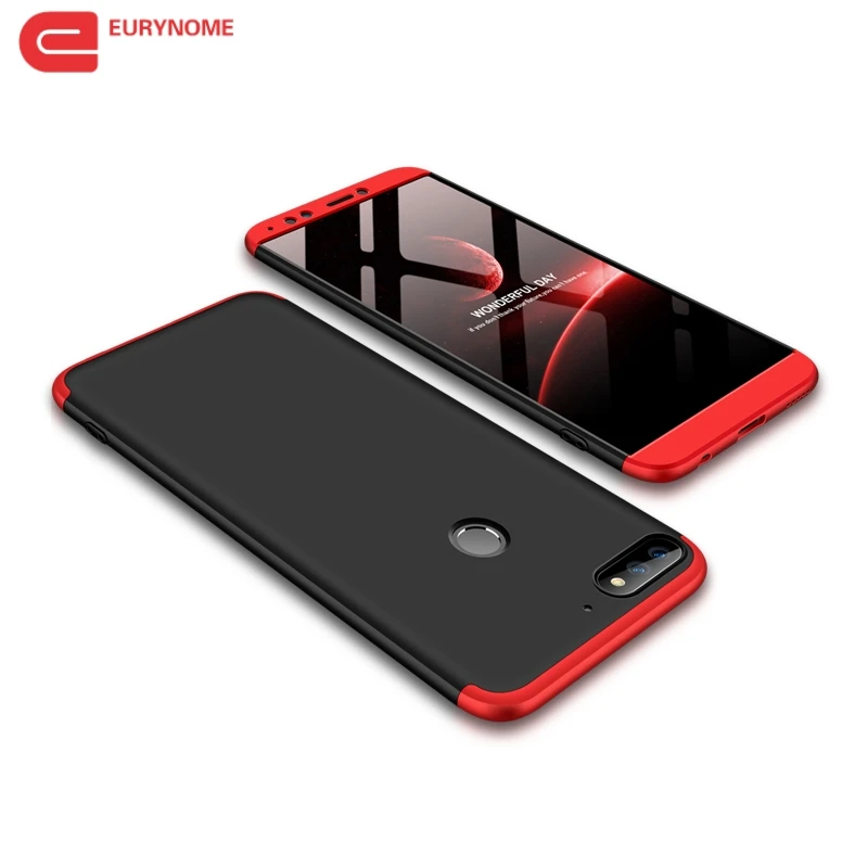 

Case for Huawei Honor 7c pro Y7 prime 2018 Case Shockproof 3 In 1 Case for Huawei Enjoy 8 5.99 Nova 2 Lite Cover Screen Film