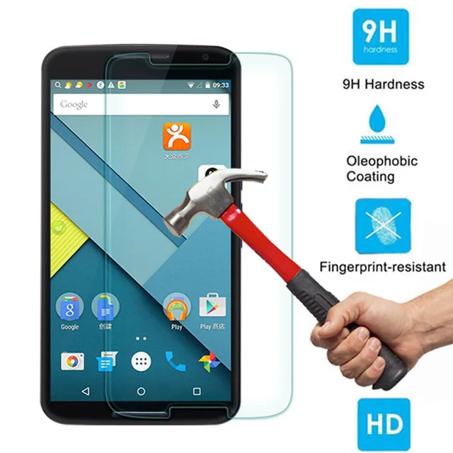 2.5D Закаленное стекло для Motorola X Play Высококачественная защитная пленка