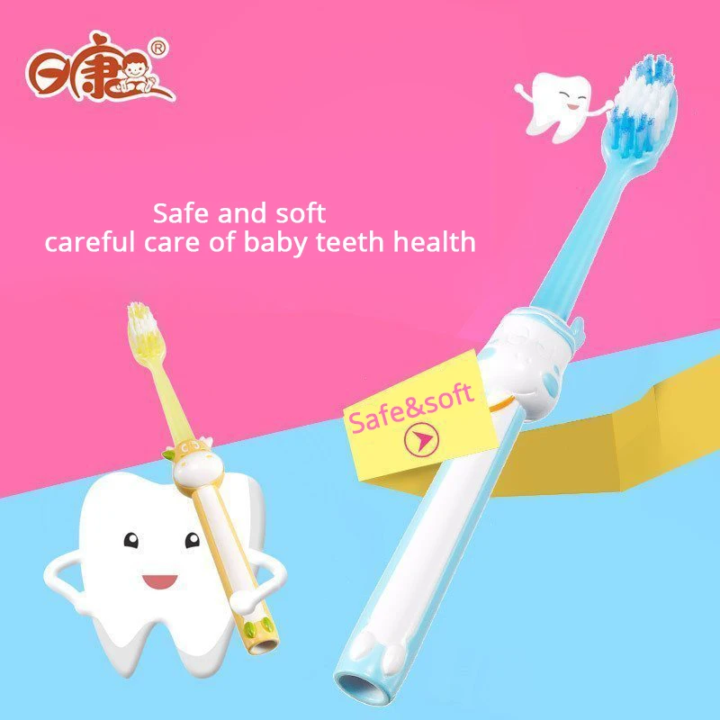 Baby Toothbrush Teething Teeth Training Bamboo Toothbrush 13 18 Months