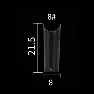 Указательный, средний и кольцевой Пальчиковый или цветной ремешок для ногтей с одним размером матовое лицо 240 шт./кор - Color: NDK-BT-C02-CKG8