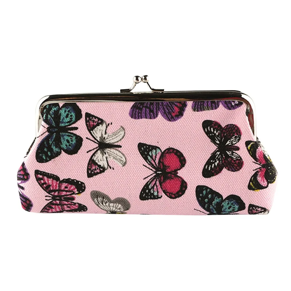 

Women Butterfly High Heels Pattern Coin Purse Long Wallet Handbag PU leather slim wallet#YL