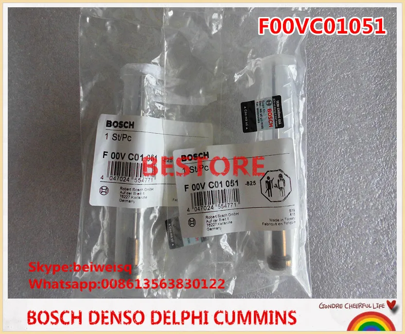 

Genuine and new common rail injector valve F00VC01051 for 0445110181, 0445110189, 0445110190 in stock !!