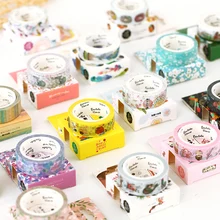 

Donut Sakura Feather Decorative Washi Tape Adhesive Tape DIY Scrapbooking Sticker Label Masking Tape