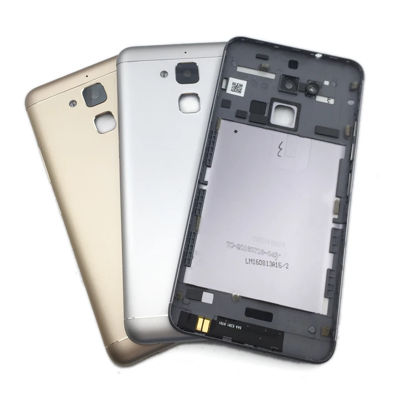 

For ASUS Zenfone 3 Max ZC520TL Back Cover Battery Door with Power Volume Buttons Camera Lens