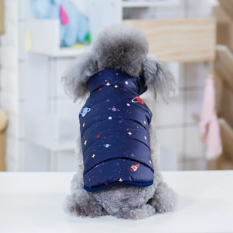 

Pet Dog Warm Cloth British Style Jacket Coats with Fur Collar Small Medium Dogs Puppy Autumn Winter Cloth Dog Clothes