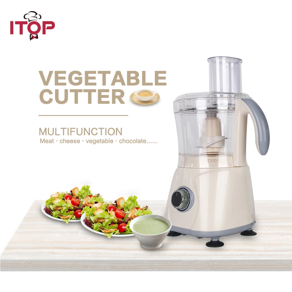 

Itop Latest Commercial Blender Fruit Vegetable smoothies Food Mixer Food Processors Stainless Steel Blade