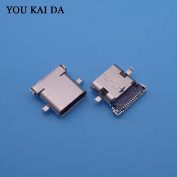 

2Pcs USB 3.1 Type C Female Socket Connector 24pin 10.0mm 90 degree High speed DIY Connectors