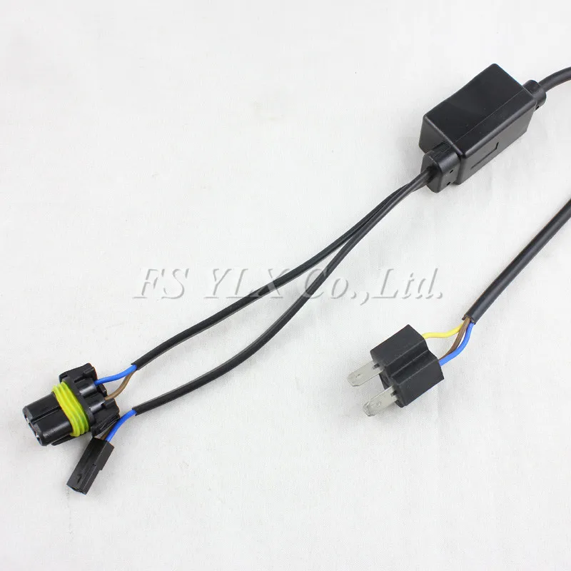 FSYLX 2 шт. автомобильная лампа керамический женский и мужской проводной жгут Adpater световая розетка H4 кабель для автомобиля лучшие автомобильные аксессуары